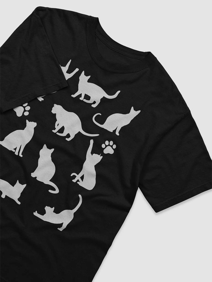 Cat Silhouette Heavyweight T-Shirt: Funny Stylish Designs for Cat Lovers product image (2)