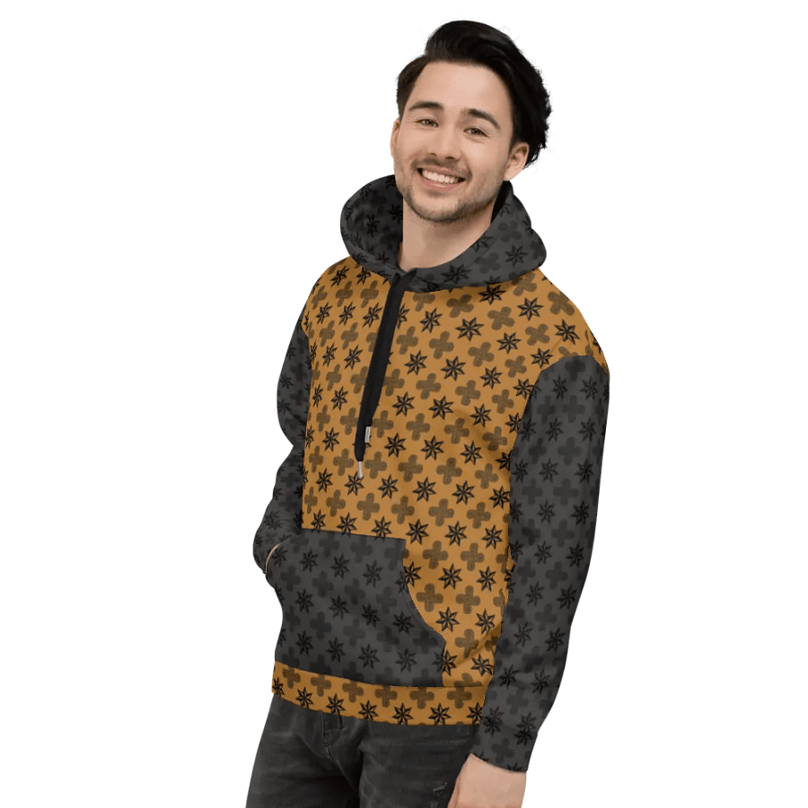 Two Tone Hoodie Black and Gold product image (1)