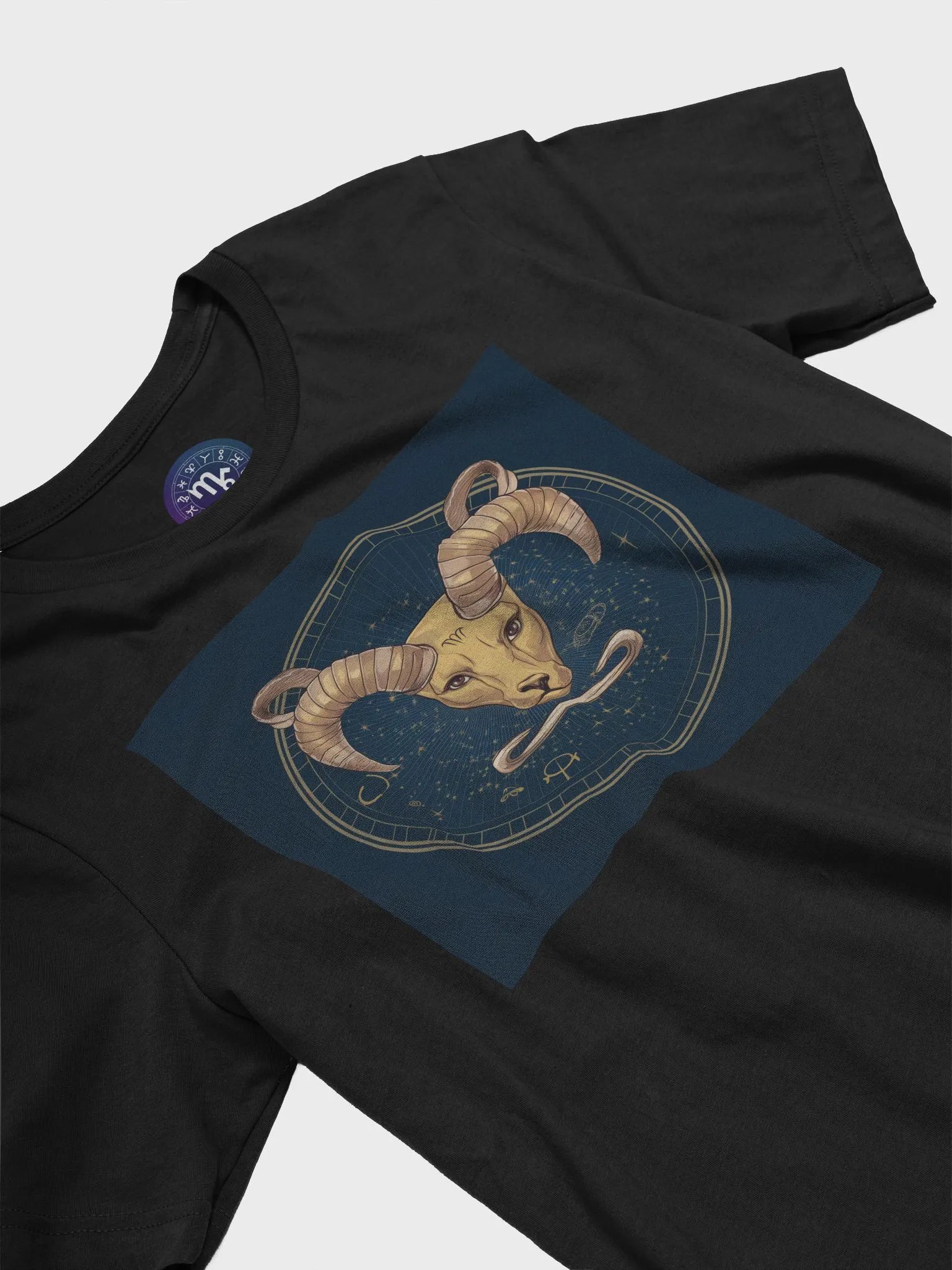 Exclusive Aries Zodiac T-Shirt - Unisex Astrology Gift with Bold Ram Design product image (5)