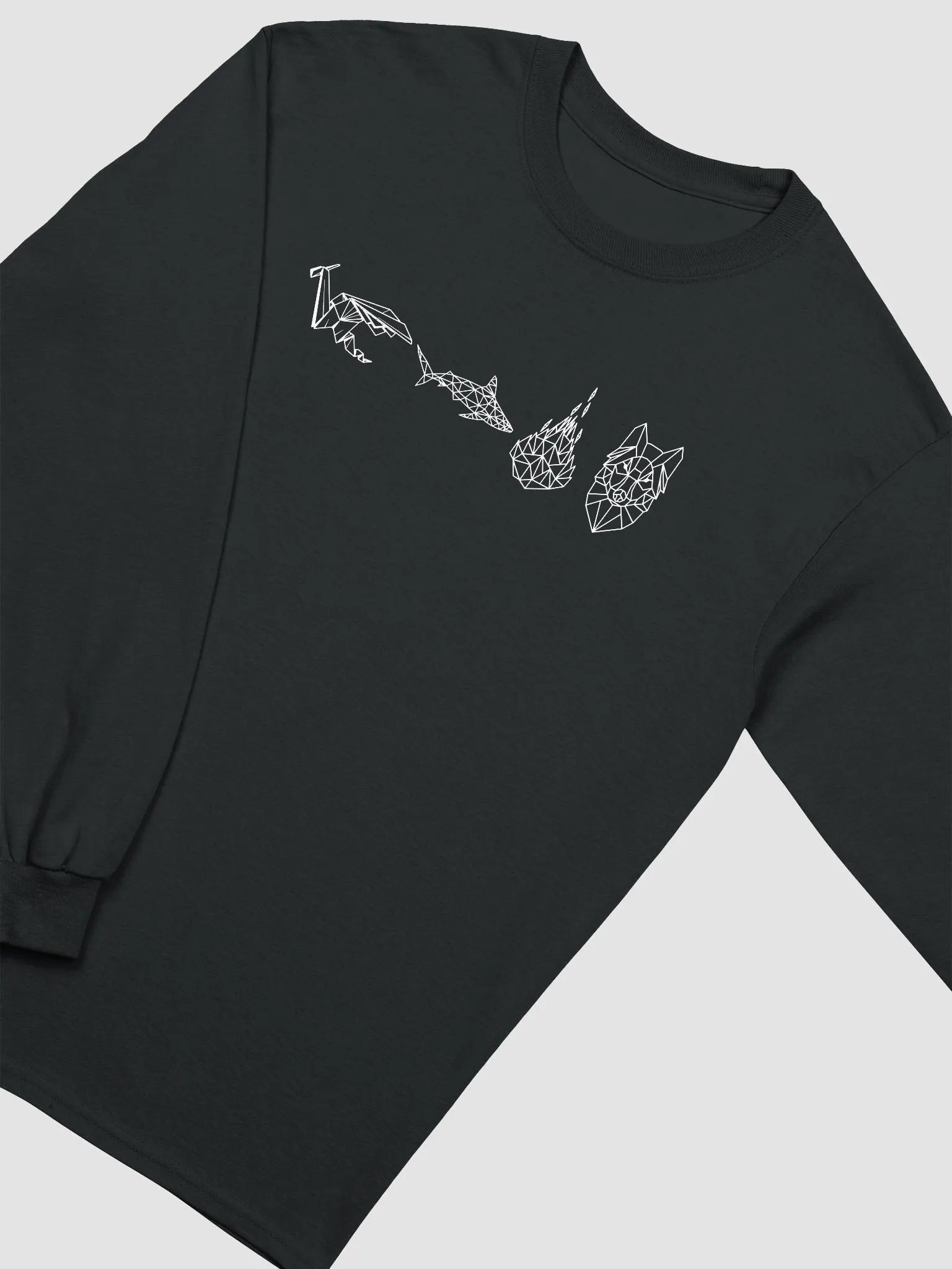 Origami Long Sleeve T-Shirt product image (1)