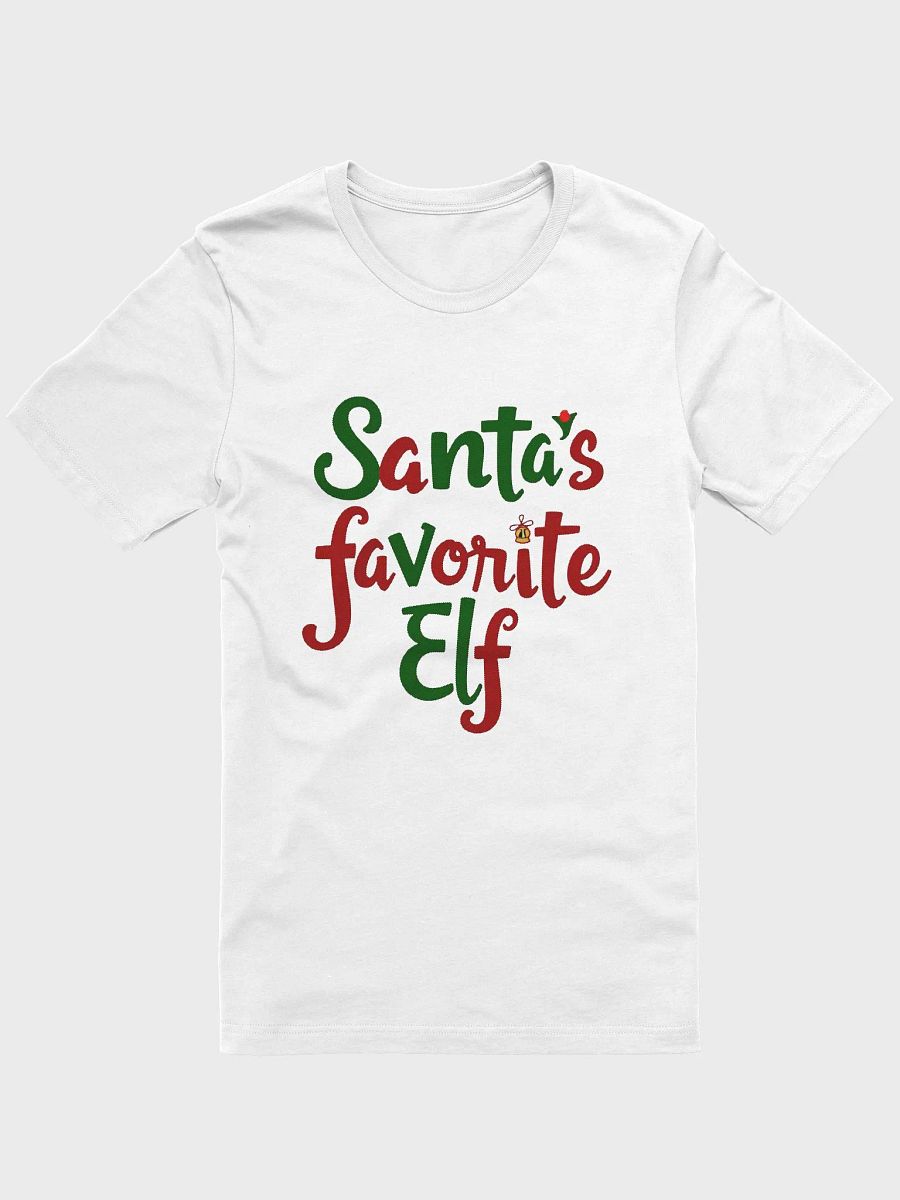 Santa's Favorite Elf Christmas T-Shirt product image (5)