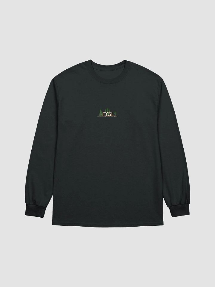 Desert organic cotton long sleeve t-shirt product image (1)