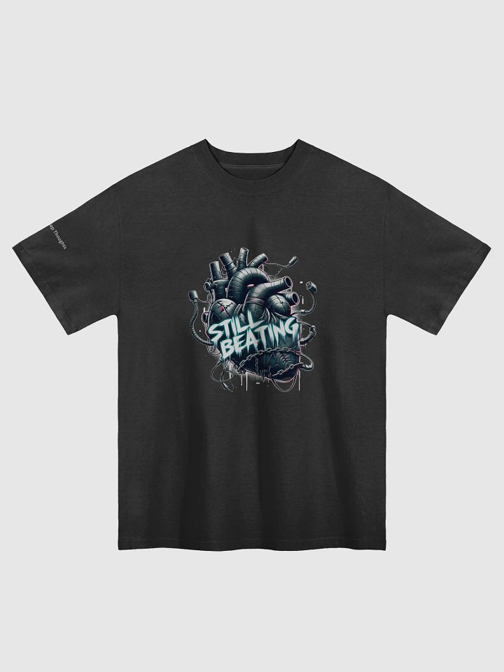 Still Beating Mechanical Heart Oversized Tee product image (3)