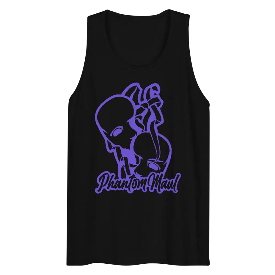 Dark Purple Big Logo Men's Tank Top product image (24)