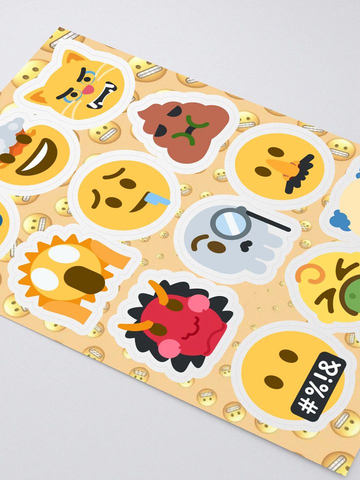 Emoji Clash | Slaps Sticker Sheet product image (2)