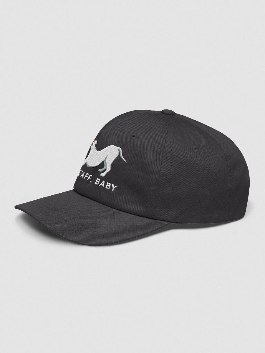 Hot Staff, Baby Classic Dad Hat(Embroidered) of a Staffordshire Terrier(White) product image (15)