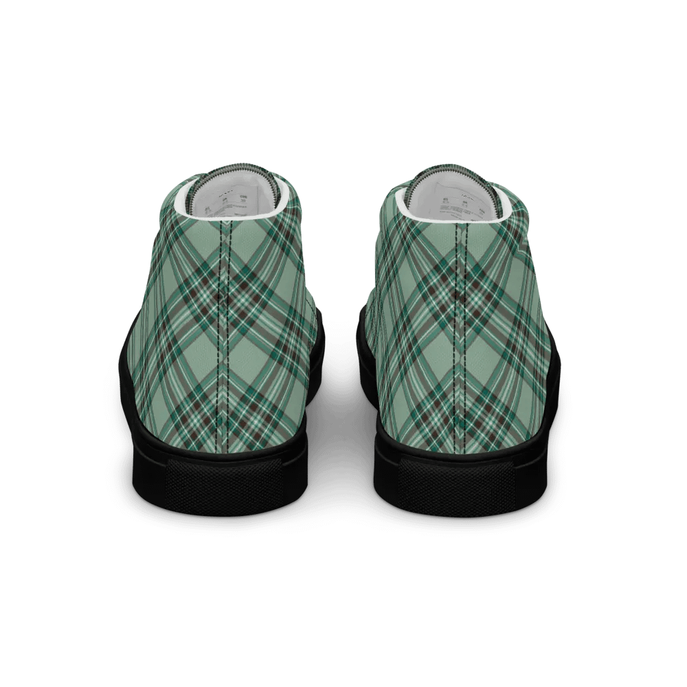 Kelly Tartan Men's High Top Shoes product image (6)