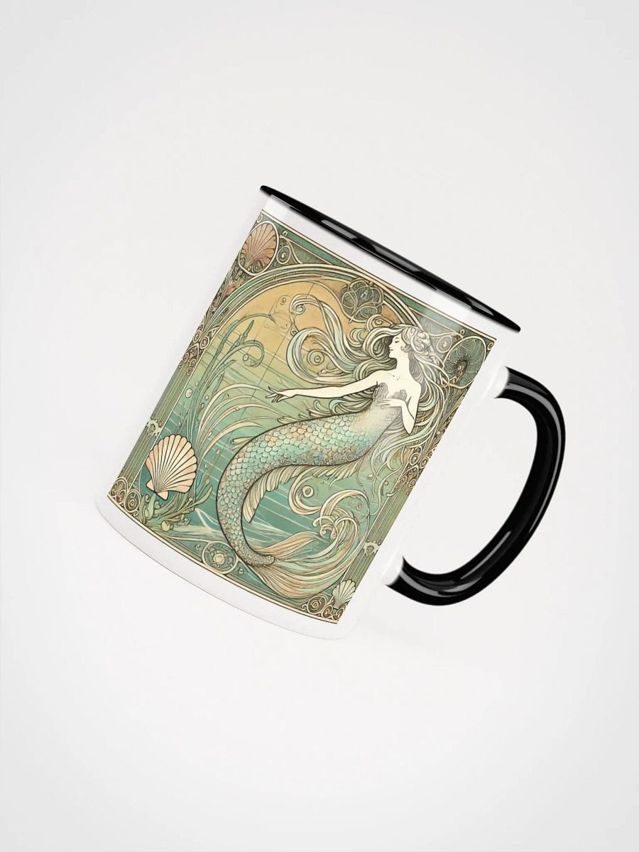 Art Nouveau Mermaid Coffee Mug – Sip in Style with Oceanic Elegance product image (18)