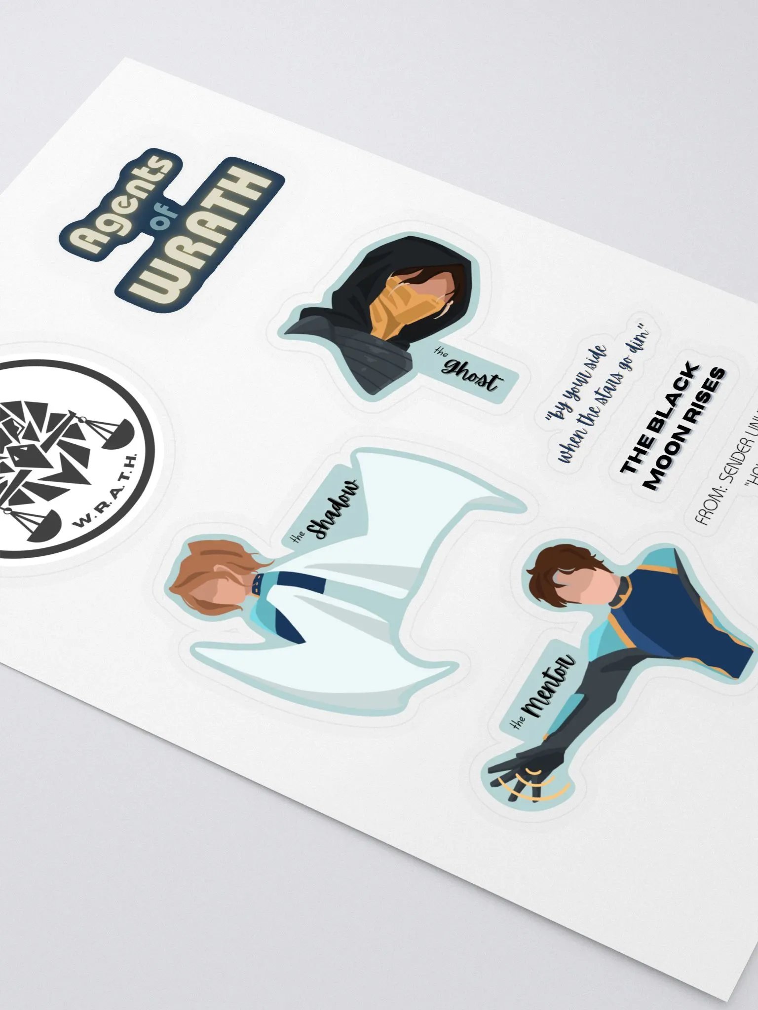 Agents of WRATH Sticker Sheet (#1) product image (2)