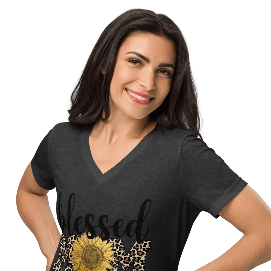 Leopard Mom Sunflower Graphic Tee product image (25)