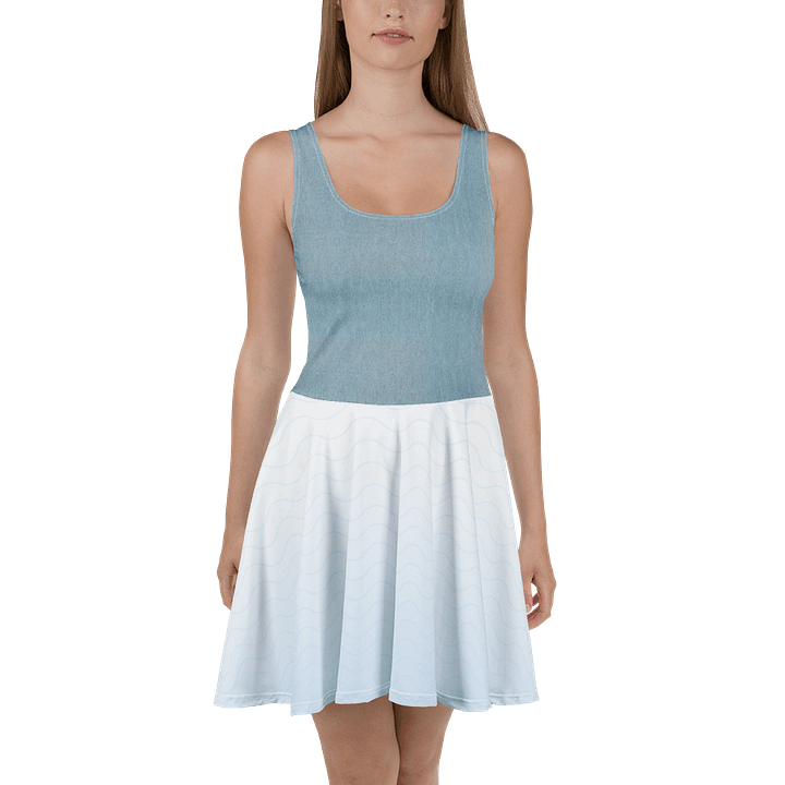 Denim Horizons Fade Skater Dress product image (2)