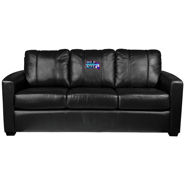 Silver Sofa with Wild Aces Logo product image (1)