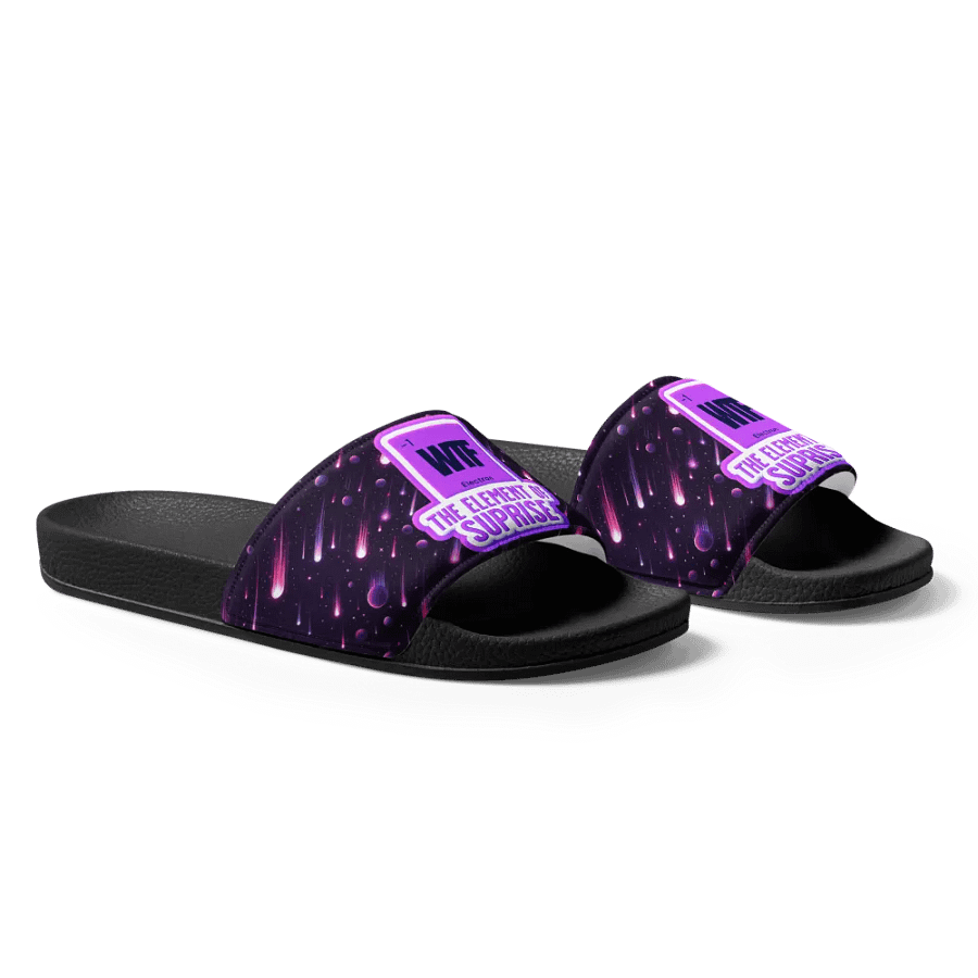 Funny WTF All Over Print Slides product image (3)