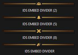 Goldish Embed Divider Bars Pack product image (1)