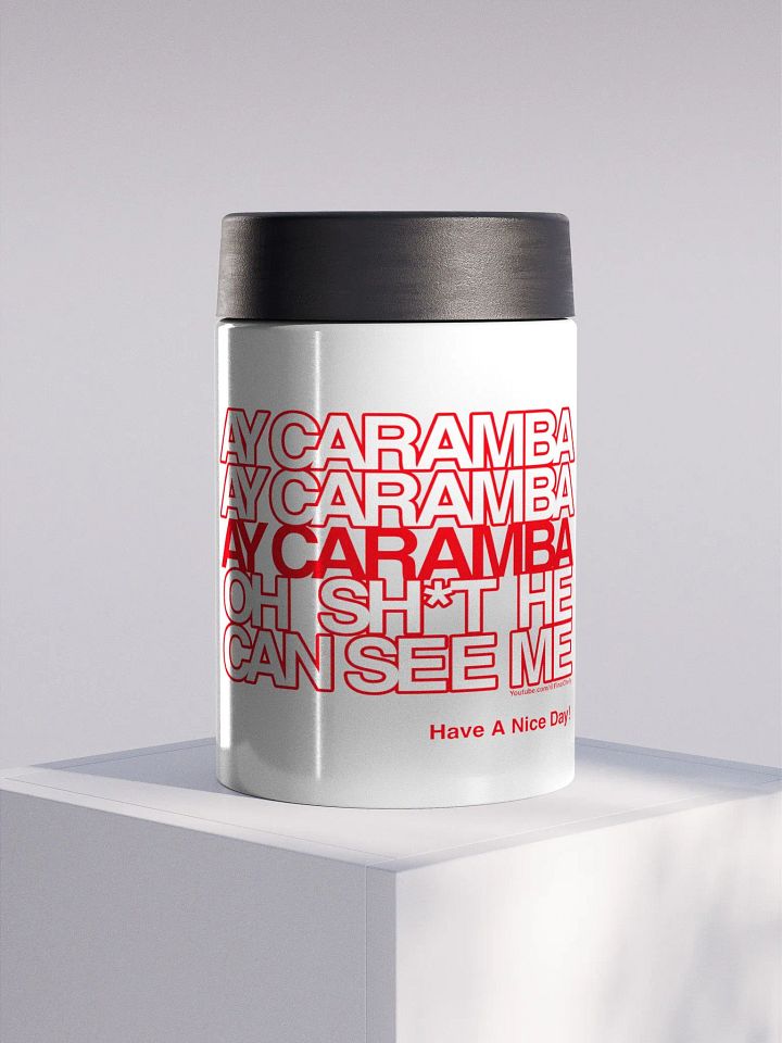 Ay Caramba Stainless Steel Koozie product image (2)