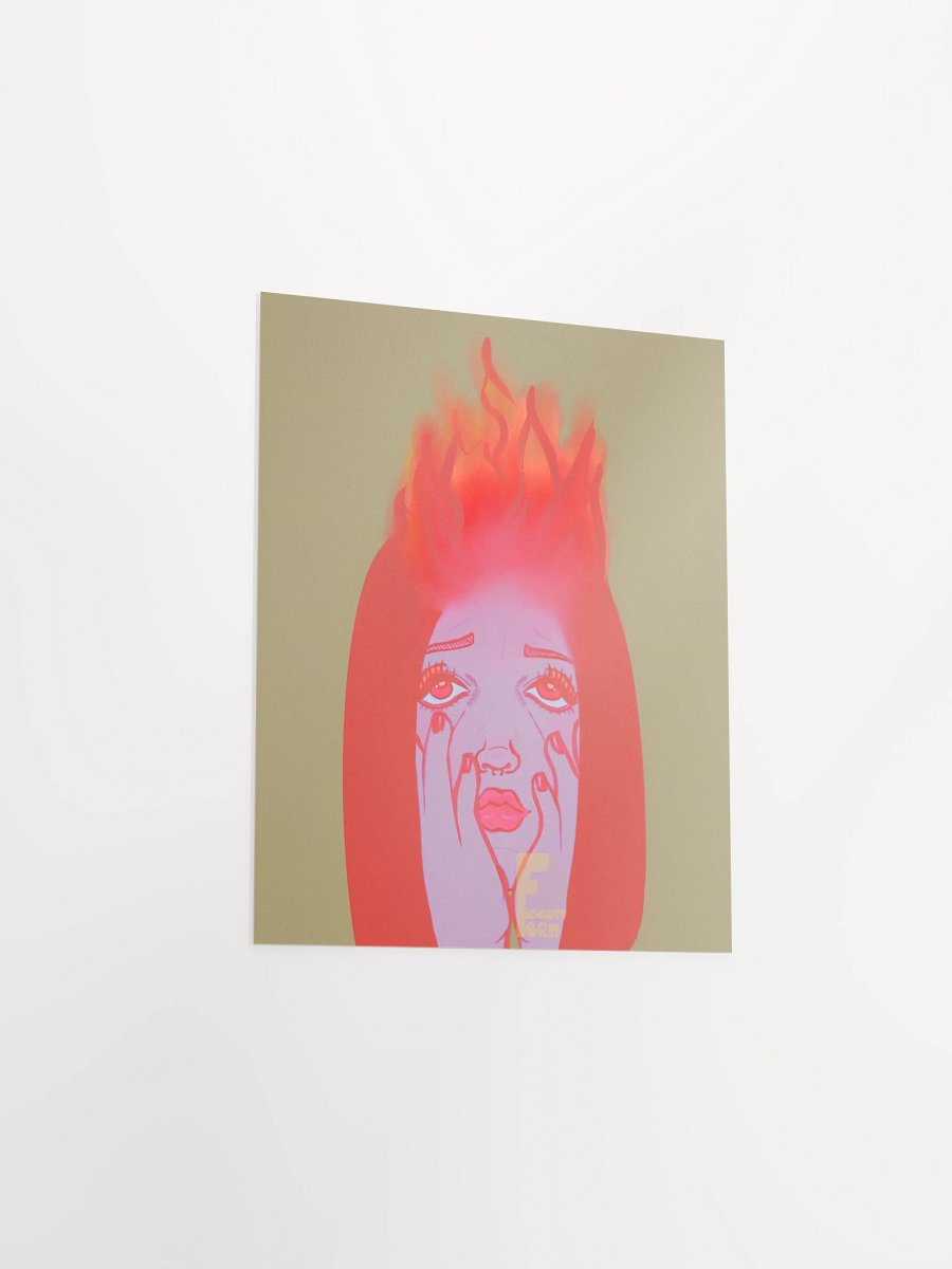 "Up in Flames" Poster Print product image (3)
