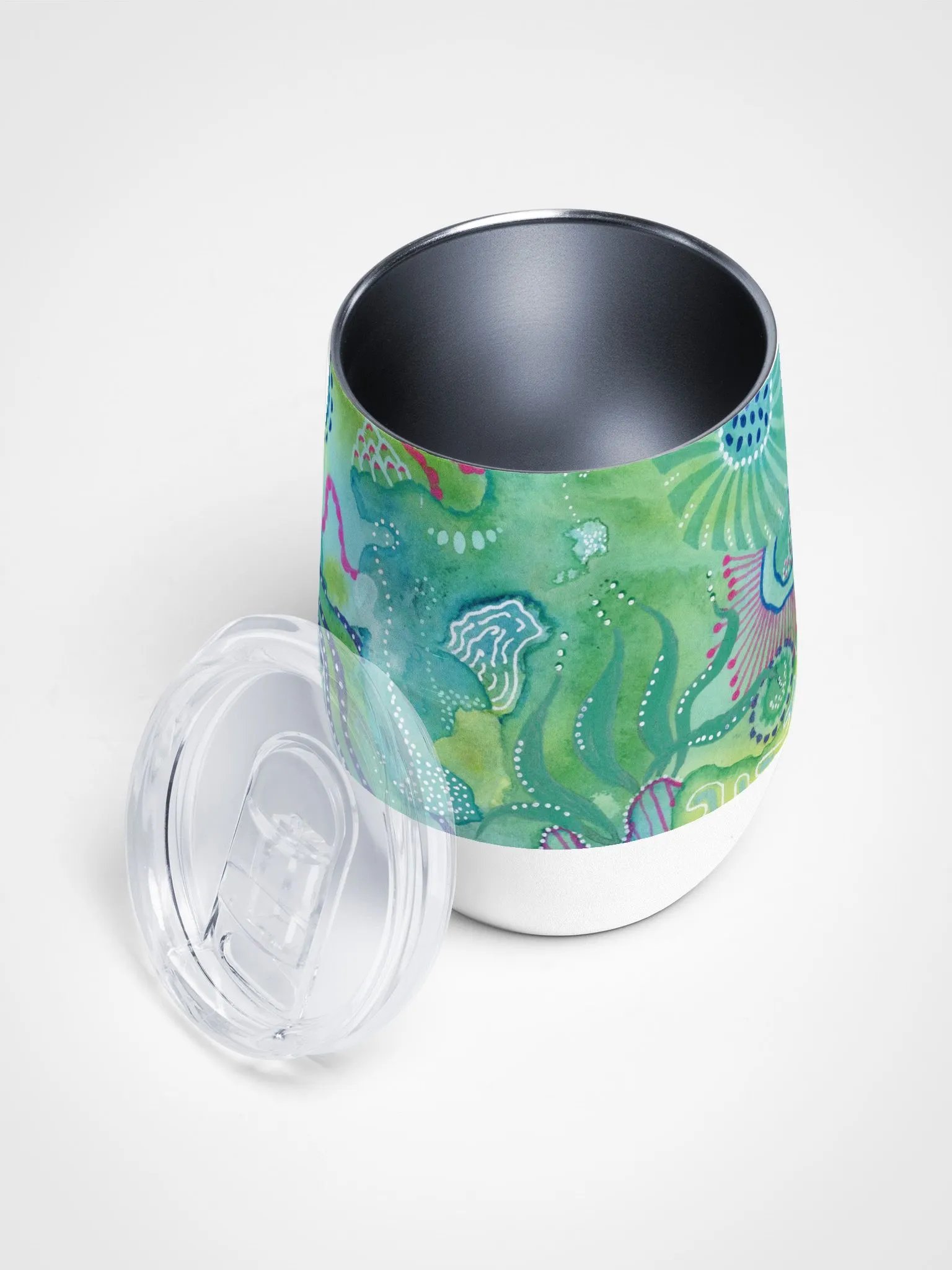 Vibrant Ocean Botanical Wine Tumbler product image (3)