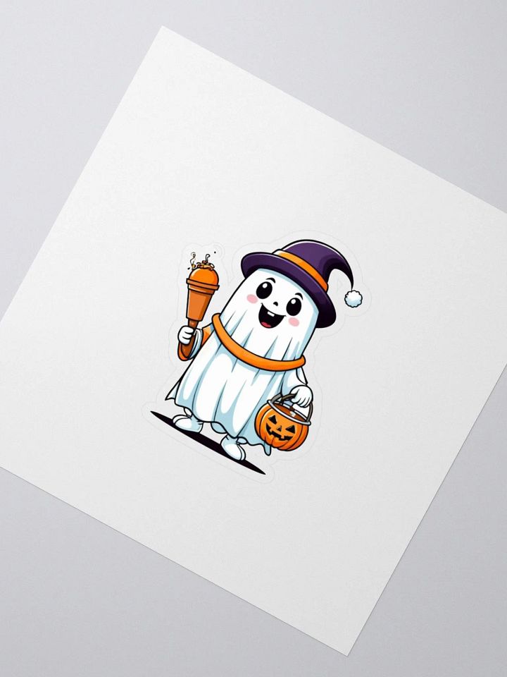 Spooky Ghost Halloween Sticker product image (2)