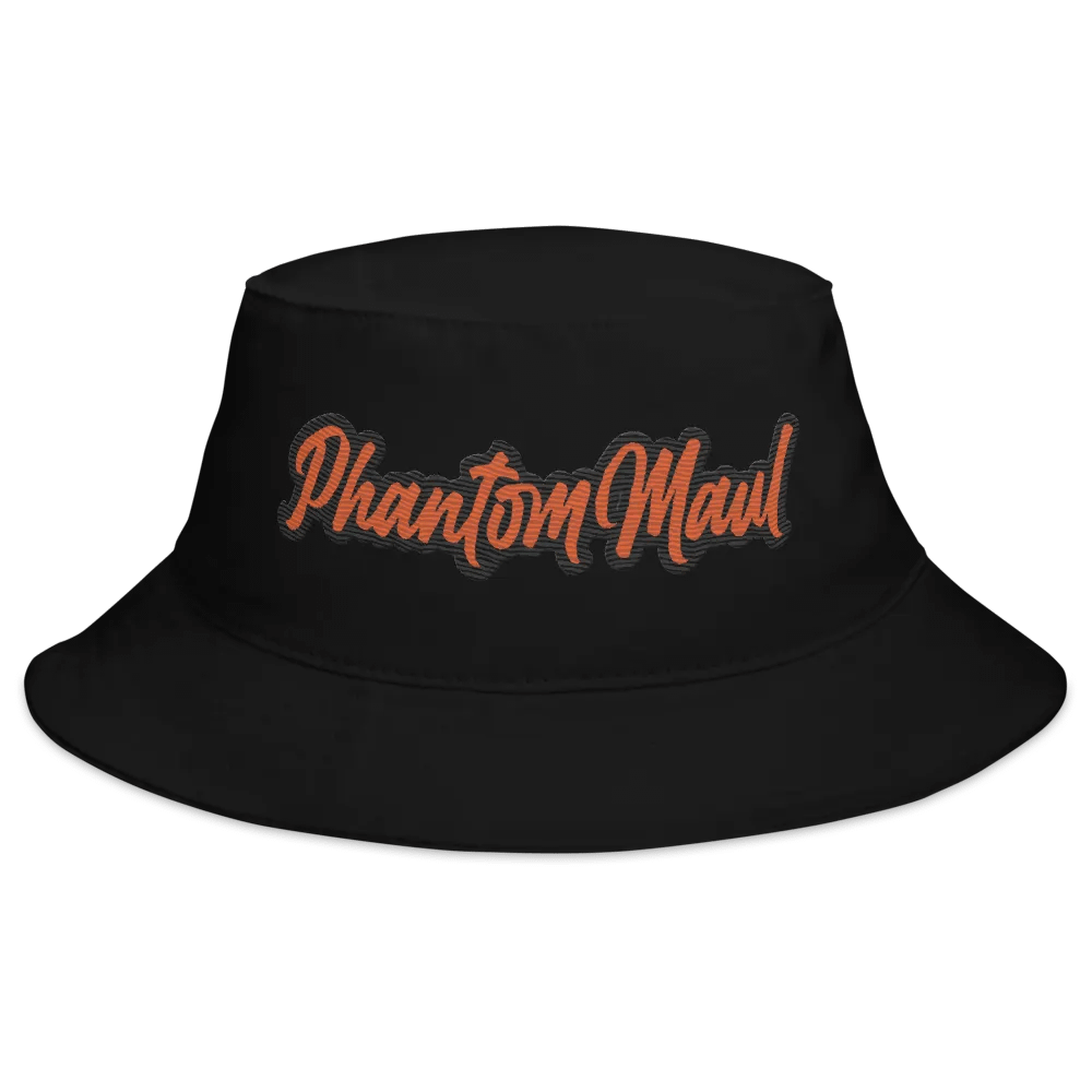 'PhantomMaul' Bucket Hat Orange Lettering product image (2)