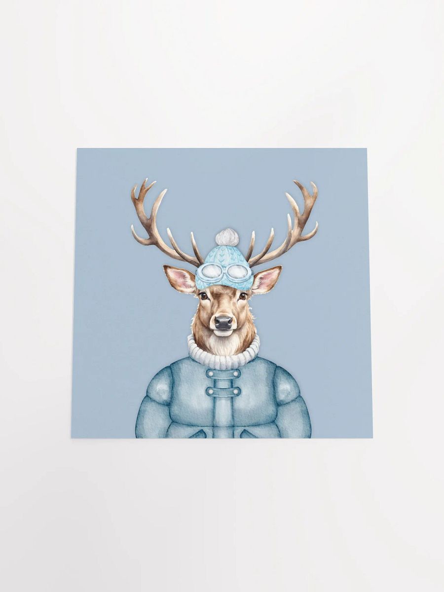 Winter Wonderland Deer Poster product image (21)