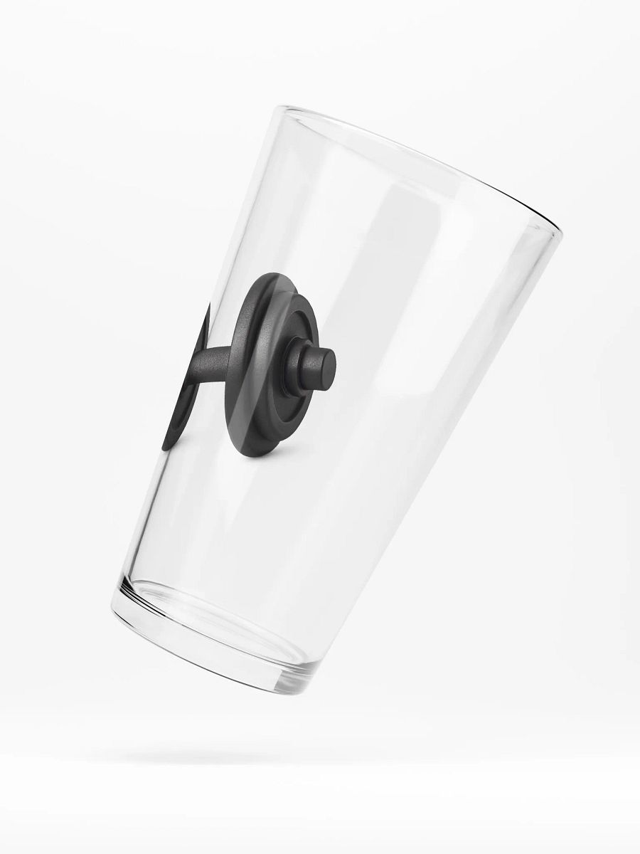 Black Dumbbell Pint Glass product image (5)