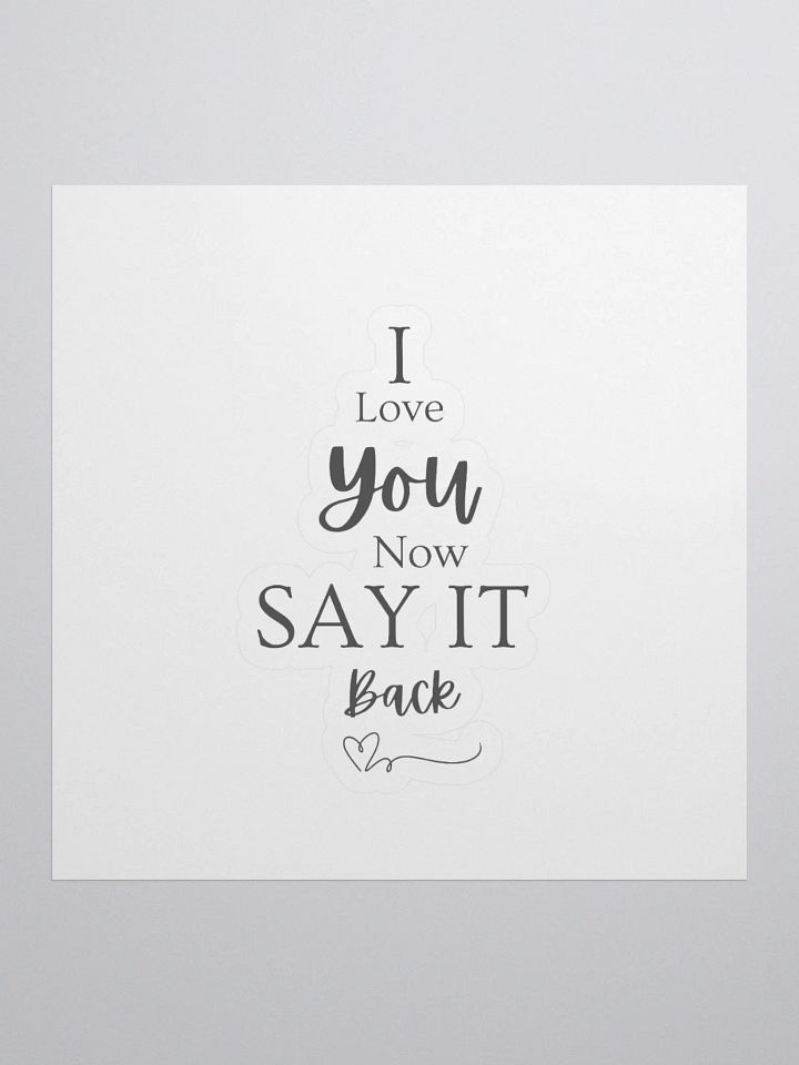 Jk's Love Phrase Stickers product image (1)