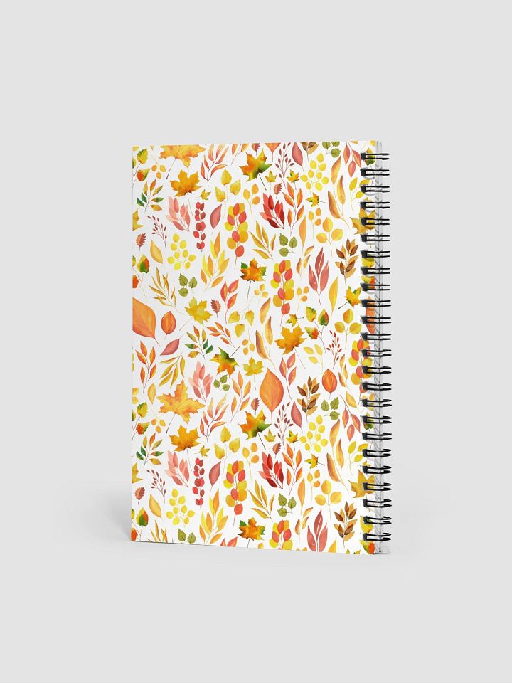 Autumn Leaves Spiral Notebook product image (2)