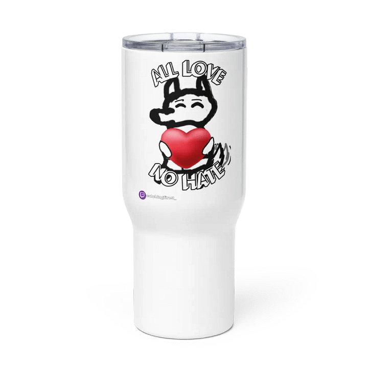 All Love No Hate Travel Mug with handle product image (2)