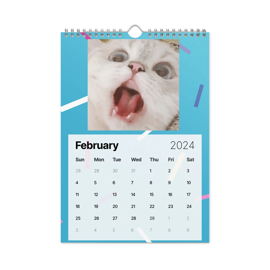 Wall Calendar (2024): Meme Cats product image (7)