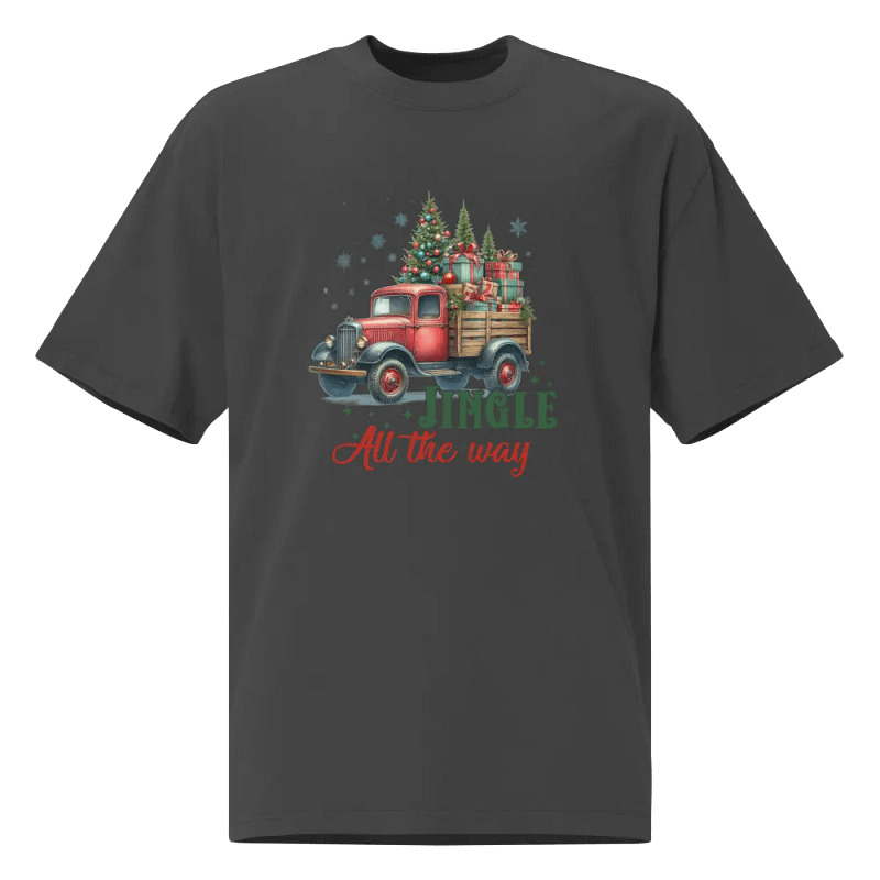Jingle All The Way Vintage Christmas Truck T-Shirt