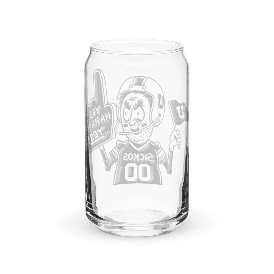 Sickos #1 Fan Beveled 16oz Glass product image (38)
