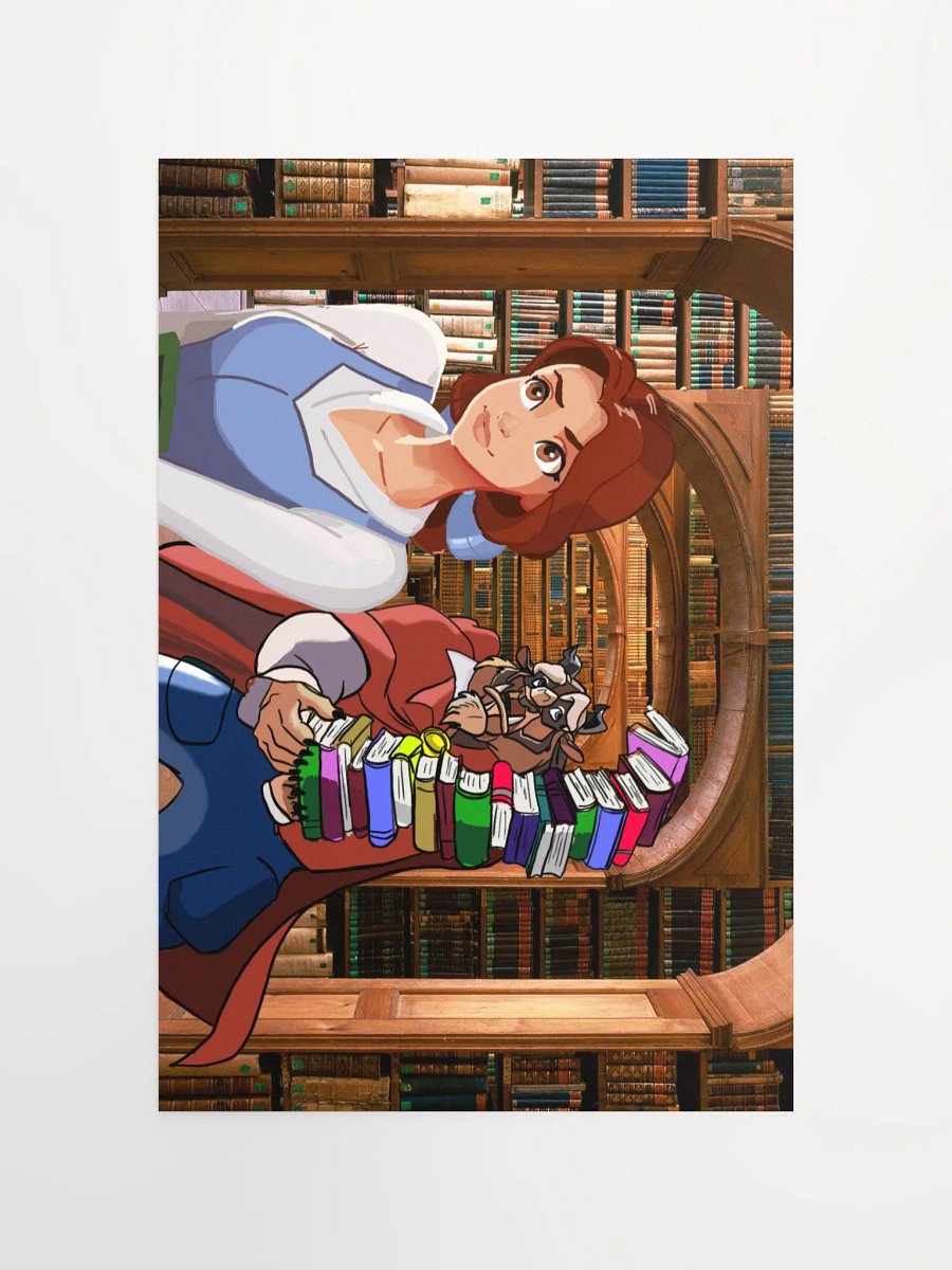 Beauty in the library - poster product image (7)