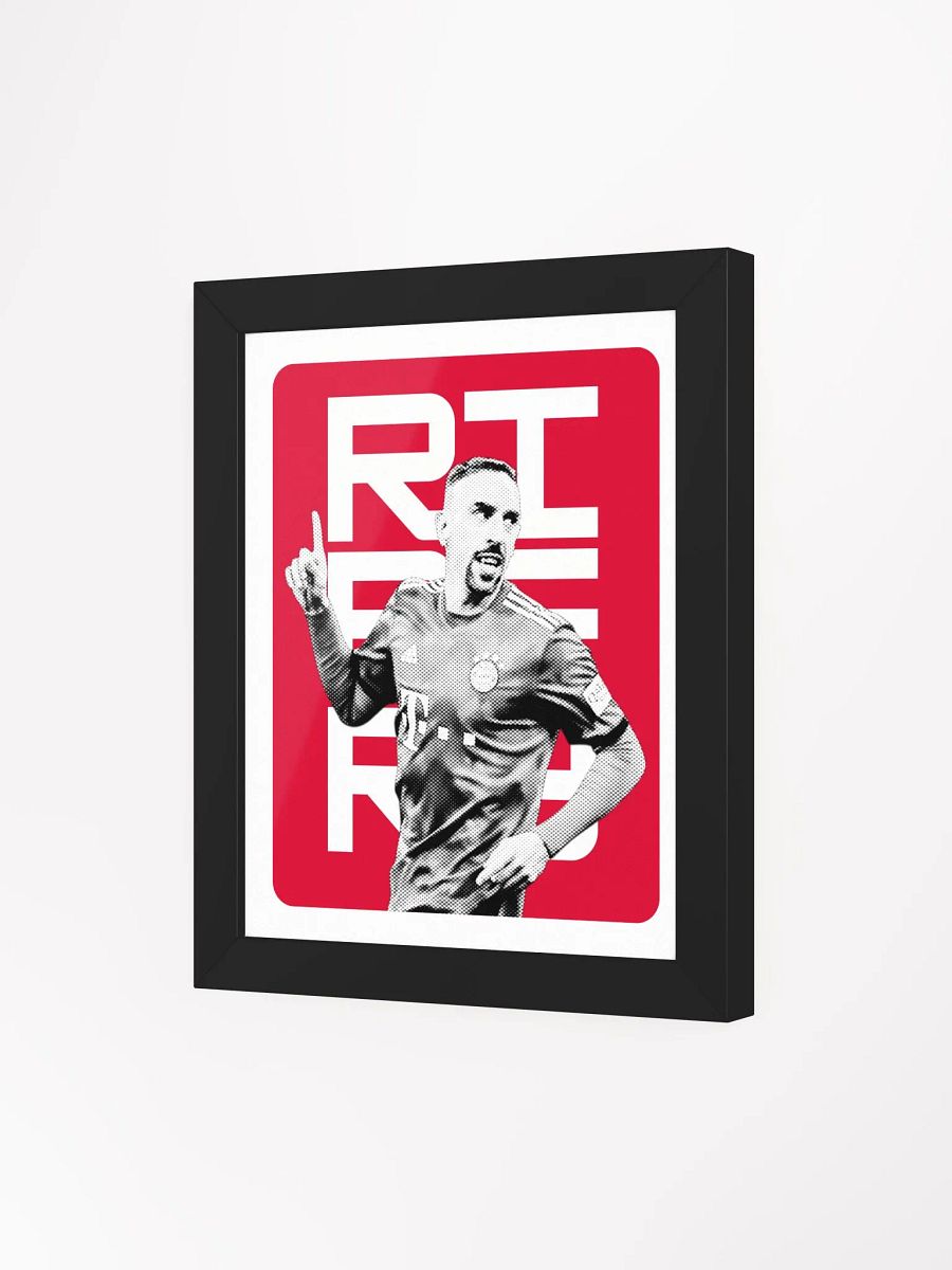 Franck Ribéry BW Bayern Munich Name Art Framed Print product image (1)