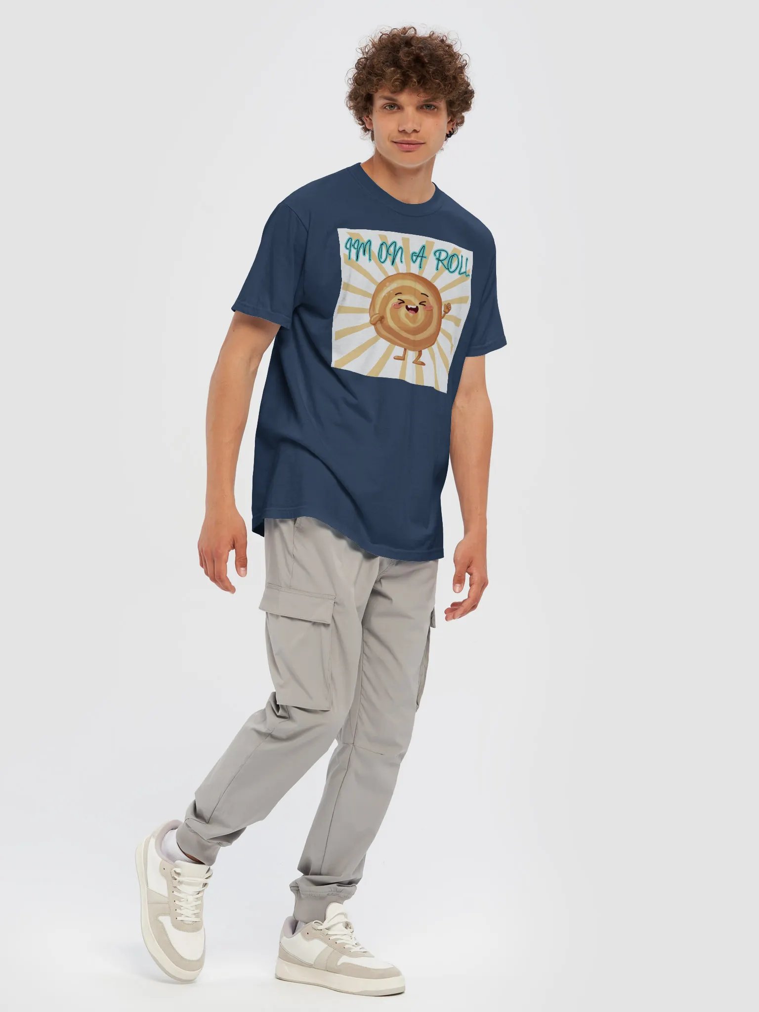 Cheerful Cinnamon Roll T-Shirt product image (39)