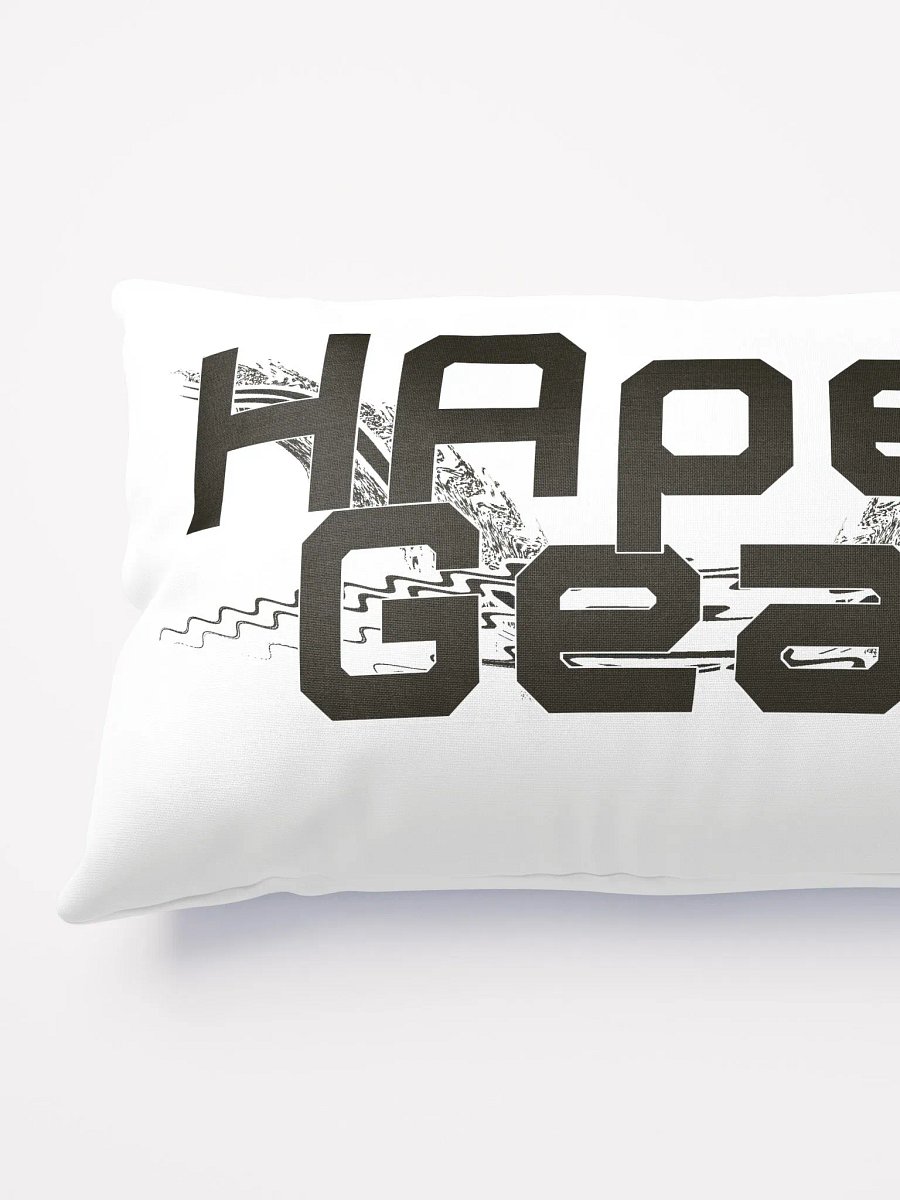 Basic Pillow - White - Black HApex Gear Black Logo product image (3)