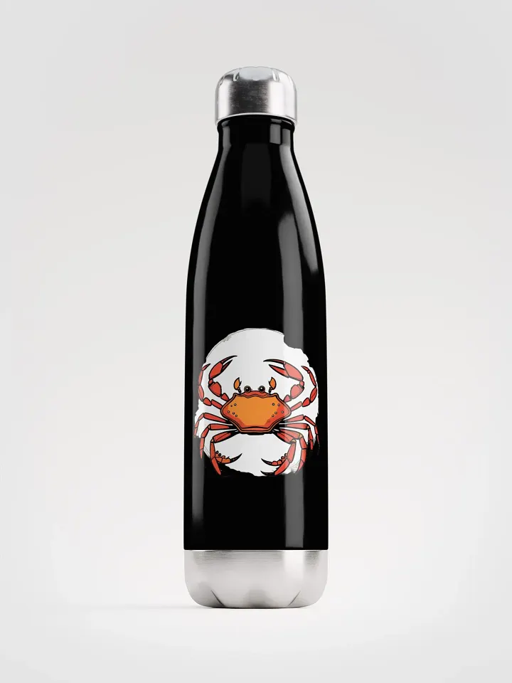 Stylized Crab Stainless Steel Water Bottle product image (2)