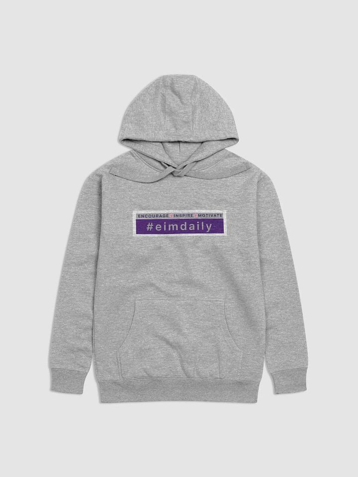 Purple/Gray Logo Hoody product image (1)