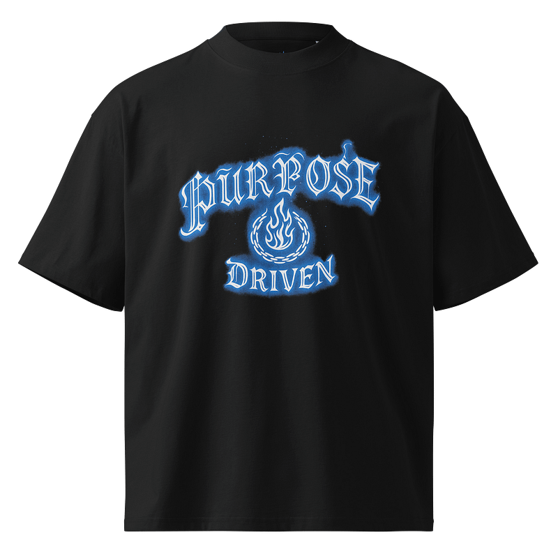 PURPOSE DRIVEN STREETWEAR T-SHIRT (BLACK)