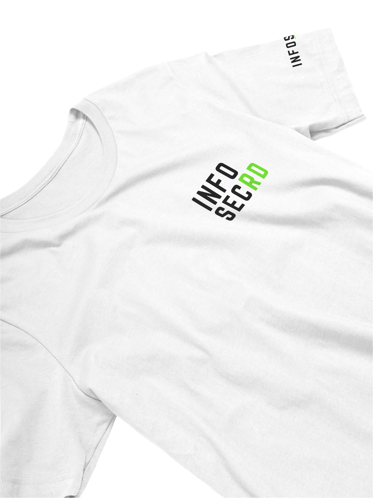 InfoSecRD White T-shirt product image (3)