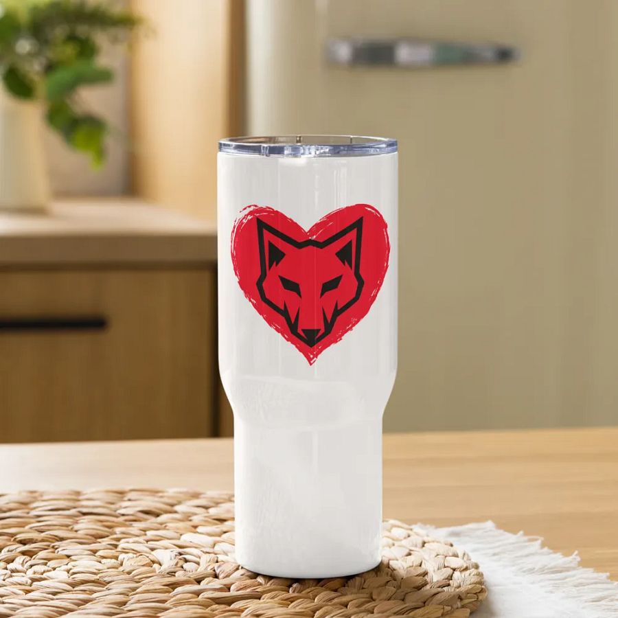 Wolf Heart Travel Mug product image (9)