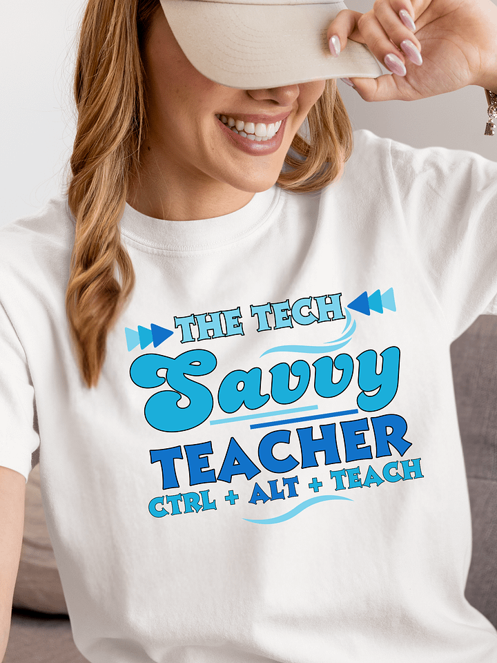 The Tech Savvy Teacher, Ctrl + Alt + Teach Comfort Colors T-shirt product image (1)