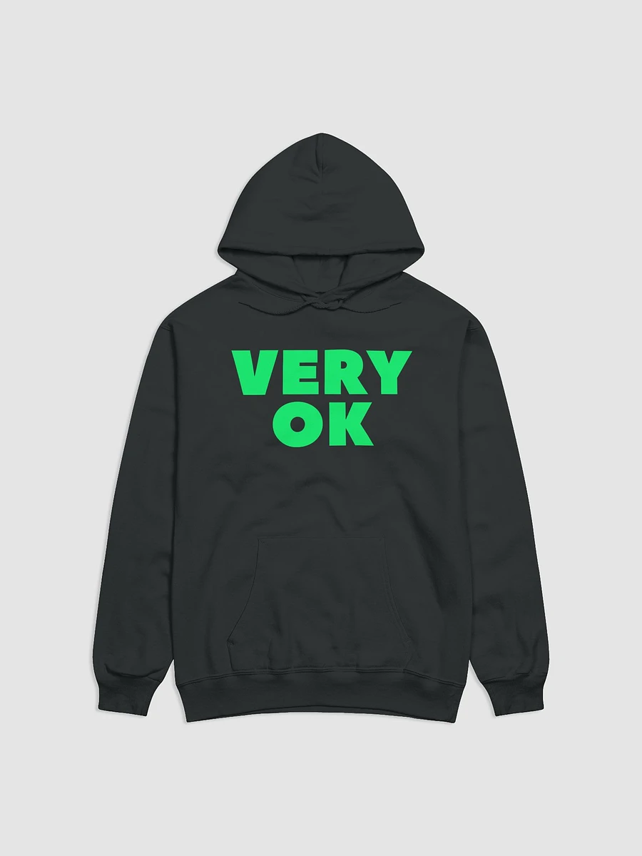Very OK - UNiSEX HOODIE GREEN- Dragos Comedy product image (3)