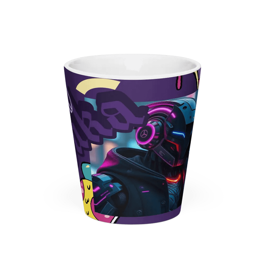 Neon Cyber Nuka Latte Mug product image (3)