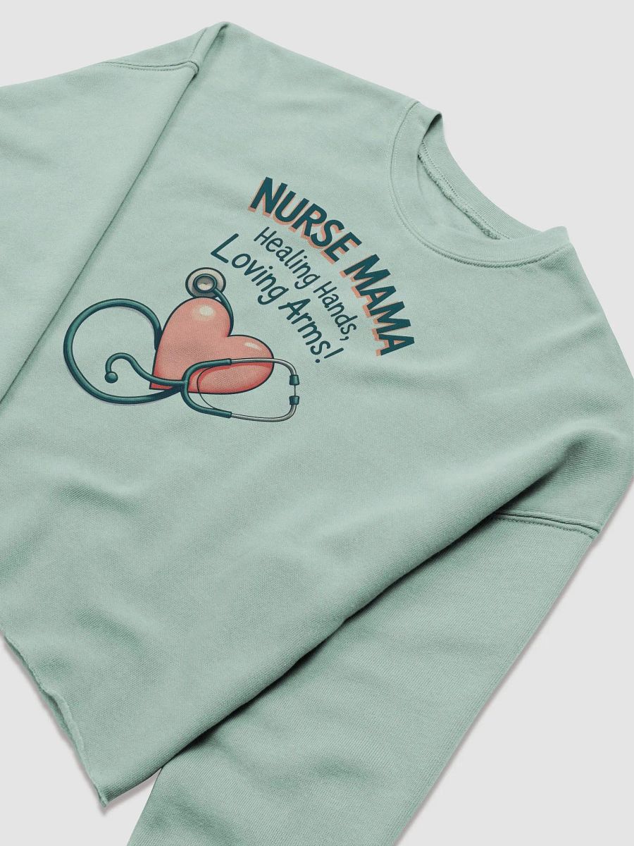Nurse Mama Healing Hands Crop Sweatshirt product image (17)