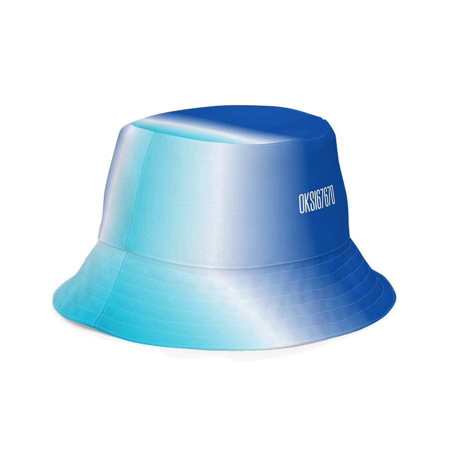 Symmetric Blue Mirage Bucket Hat product image (6)