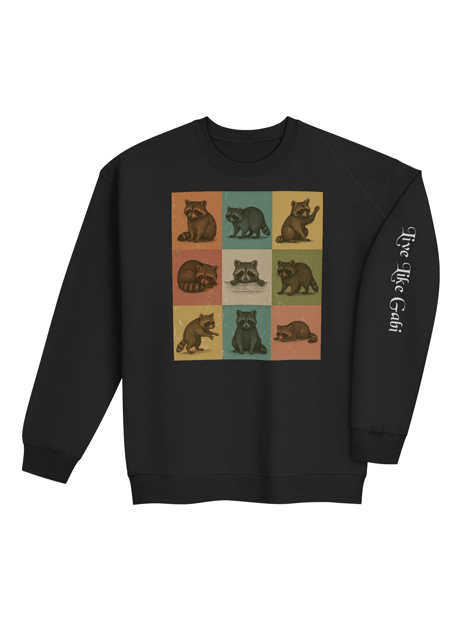 Racoon LIve Like Gabi Crewneck Sweatshirt product image (3)
