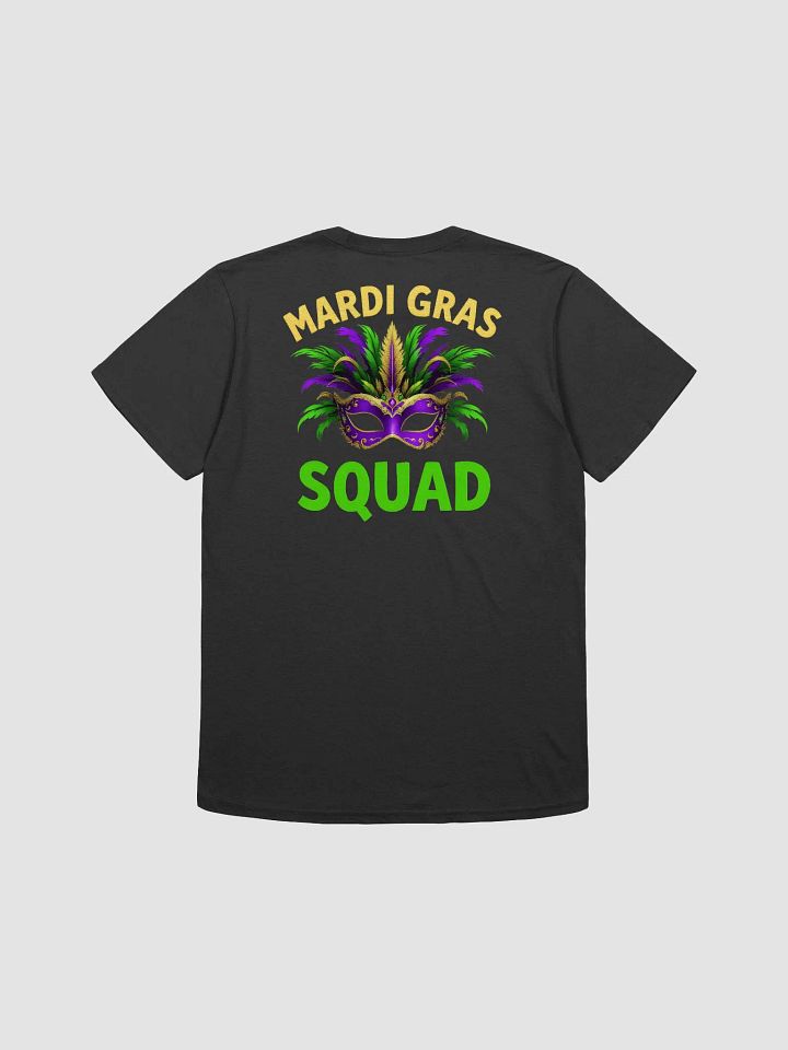 Mardi Gras Squad Feathered Mask Tee product image (2)