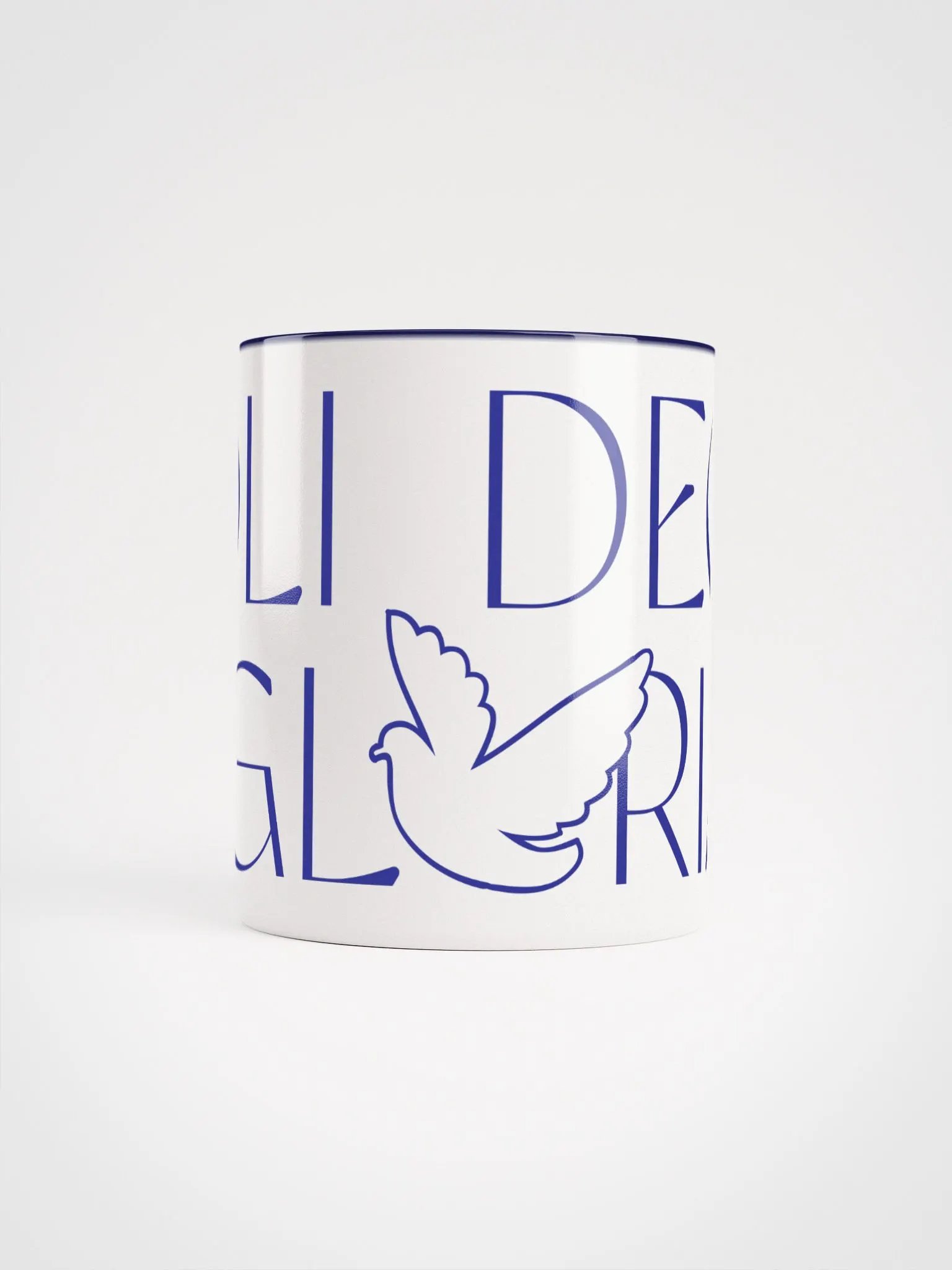 Soli Deo Gloria [Indigo] (Ceramic Mug with Color Inside) product image (5)