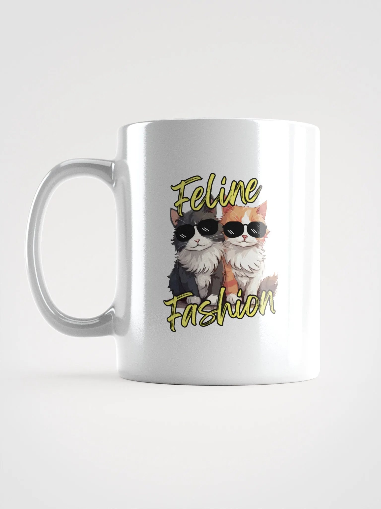 Feline Fashion Cool Cats Mug product image (1)