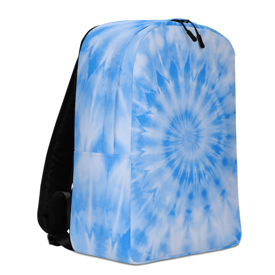 Radiant Celeste Blue Burst Tie-Dye Backpack product image (3)
